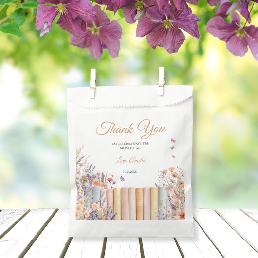 居心地の良いストーリーブックベビーシャワー フェイバーバッグ