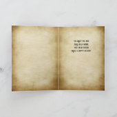 居心地の良いセーター子猫、かわいいタビーキャット、ハロウィーン カード (内部)