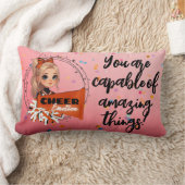 居心地の良いチアリーダー枕 ランバークッション (ブランケット)