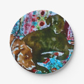 居心地の良いチョコレート実験室ブラックラボ ペーパープレート (正面)