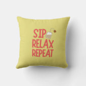 居心地の良いティー恋人の枕 – ホームエレガントデコールギフト クッション (裏面)