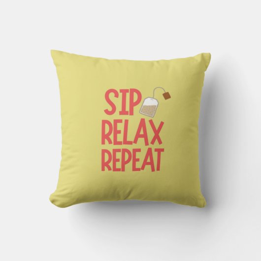 居心地の良いティー恋人の枕 – ホームエレガントデコールギフト クッション (正面)