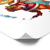 居心地の良いドラゴンフライ・クリスマス ポスター (角)