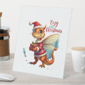 居心地の良いドラゴンフライ・クリスマス 台座サイン (インサイチュ)