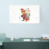 居心地の良いドラゴンフライ・クリスマス 横断幕 (トレードショー)