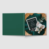 居心地の良いニュートラルバスケット記念ベビー写真集 ゲストブック (全面)