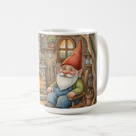 居心地の良いノームのコーヒーマグ ハリネズミの魔法 コーヒーマグカップ (正面右)