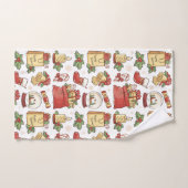 「居心地の良いバスタオオルコレクション：トレンドデザイン!」 バスタオルセット (ハンドタオル)