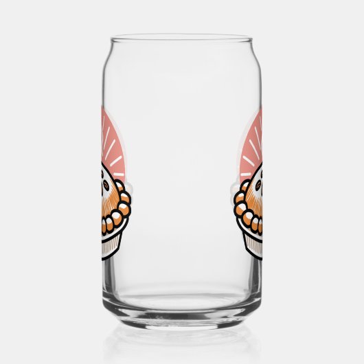 居心地の良いパイイラストレーション:暖かいパイ暖かい瞬間 ガラス缶 (左)