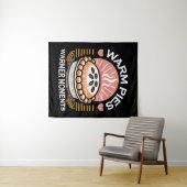 居心地の良いパイイラストレーション：暖かいパイ暖かい瞬間 タペストリー (インサイチュ(横))