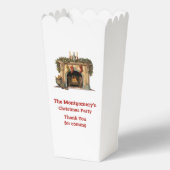 居心地の良いビクトリアン暖炉クリスマスサンキュー フェイバーボックス (裏面)