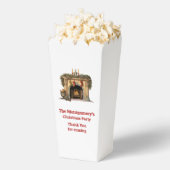 居心地の良いビクトリアン暖炉クリスマスサンキュー フェイバーボックス (はじけた状態)