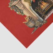 居心地の良いビクトリアン暖炉クリスマス 薄葉紙 (詳細)