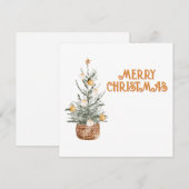 居心地の良いビンテージクリスマスツリー (正面/裏面)