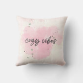 "居心地の良いビーズピンクウォーター装飾用クッションミニマル- クッション (裏面)