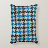 居心地の良いフランネルの生地、テクスチャの背景。 アクセントクッション (正面(垂直))