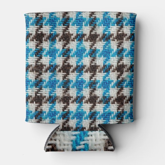 居心地の良いフランネルの生地、テクスチャの背景。 缶クーラー (正面)