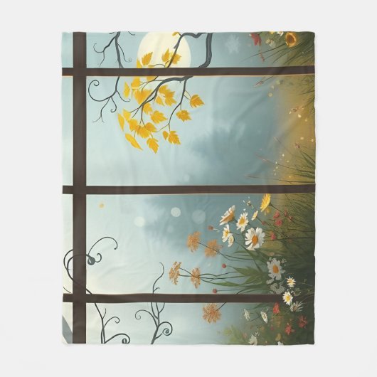 居心地の良いフリースブランケット – ソフト、暖かく、完璧 フリースブランケット (正面)