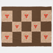 居心地の良いフリースブランケット：ソフト、暖かく、完璧 フリースブランケット (正面(横))