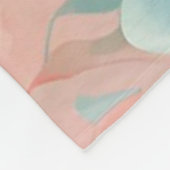 居心地の良いフローラ毛布 – ホームデコール用のスロー フリースブランケット (角)