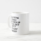 居心地の良いブックワームのディライトマグ コーヒーマグカップ (正面左)