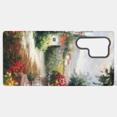居心地の良いホームイラストのスマホケース SAMSUNG GALAXYケース (裏面横)