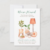 居心地の良いホームムービングアナウンス 招待状 (正面)