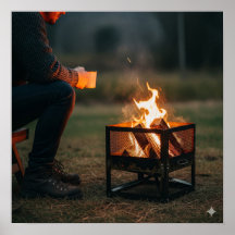 居心地の良いポータブルファイアピット