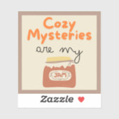 居心地の良いミステリーは私のジャムビニールのシール シール (シート)