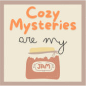 居心地の良いミステリーは私のジャムビニールのシール シール (正面)