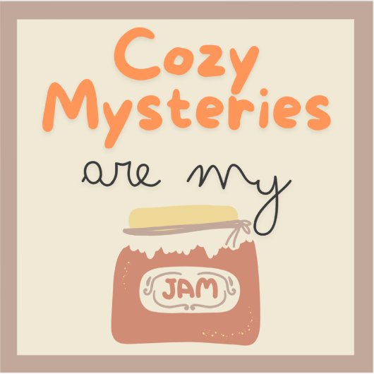 居心地の良いミステリーは私のジャムビニールのシール シール (正面)