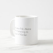 居心地の良いミステリーリーダー コーヒーマグカップ (正面左)