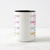 居心地の良いミステリーリーダー ツートーンマグカップ (中央)