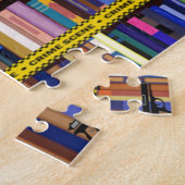 居心地の良いミステリー本棚カラフル、手がかり ジグソーパズル (側面)