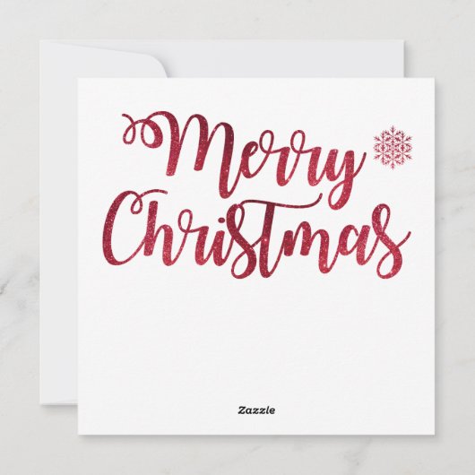 居心地の良いメリークリスマスカード シーズンカード (裏面)