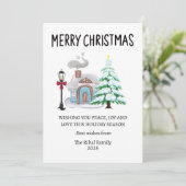 居心地の良いメリークリスマスカード シーズンカード (スタンド正面)