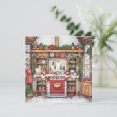 居心地の良いメリークリスマスカード シーズンカード (スタンド正面)