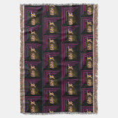 居心地の良いユニークブランケットデザインオンザズル スローブランケット (正面縦)