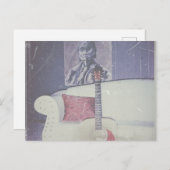 居心地の良いリビングルームのはがき ポストカード (正面/裏面)