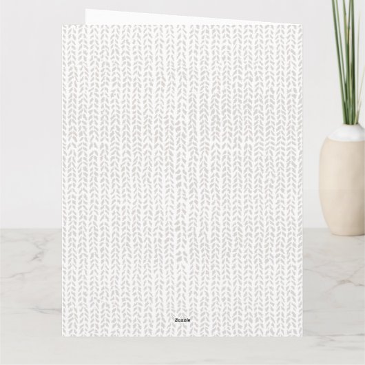 居心地の良いヴィンテージクリスマスツリーGlug Jul カード (裏面)