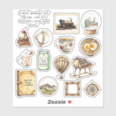 居心地の良いヴィンテージビーズシール シール (シート)