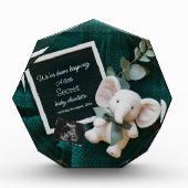 居心地の良い中立バスケット妊娠の発表 フォトブロック (正面)