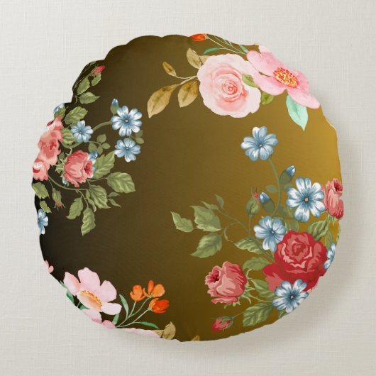 "居心地の良い丸い枕" ラウンドクッション (正面)