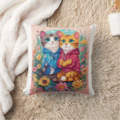 "居心地の良い仲間：パーフェクト枕パール" クッション (ブランケット)