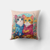 "居心地の良い仲間：パーフェクト枕パール" クッション (裏面)