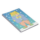 居心地の良い冬のカエル ノートブック (右側)