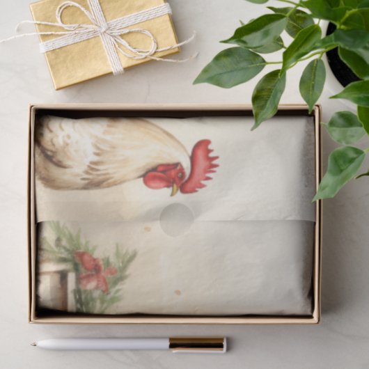 居心地の良い冬のシーン：ツリーファームのガーディアン 薄葉紙 (ギフト)