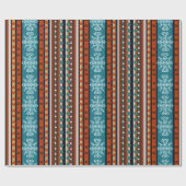 居心地の良い冬のパターン ラッピングペーパー (フラット)