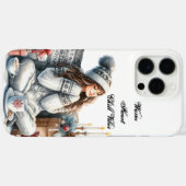 居心地の良い冬の女の子"暖かいハートチルVibes" Case-Mate iPhoneケース (裏面 (横))