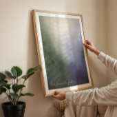 居心地の良い冬の抽象芸術絵を描のムードのあるウォールアート ポスター